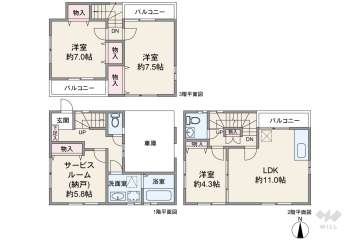 川崎市中原区上小田中5丁目 一戸建て