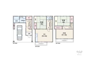 高槻市牧田町 テラスハウス