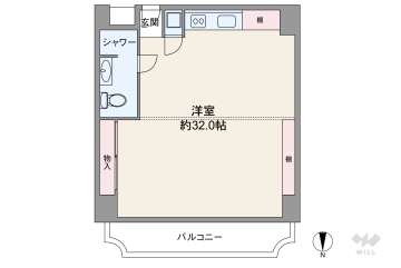 メゾン北梅田1780万円：間取り図