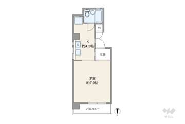 心斎橋スポット211580万円：間取り図