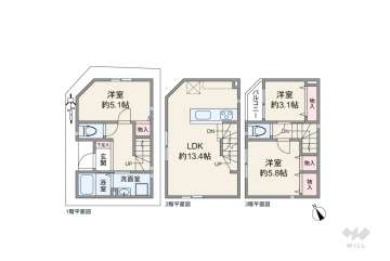 北区栄町 一戸建て