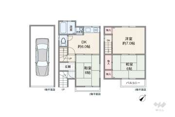 大阪市東淀川区大道南1丁目 一戸建て