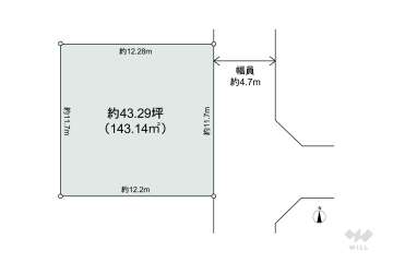 高槻市西冠1丁目 土地