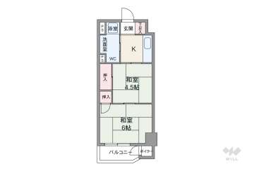 新大阪第一ダイヤモンドマンション620万円：間取り図