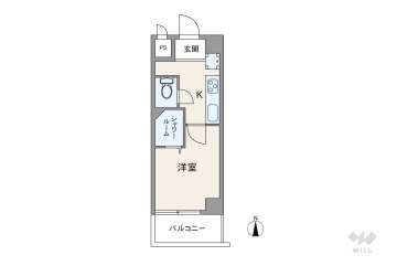 エスリード新大阪1150万円：間取り図
