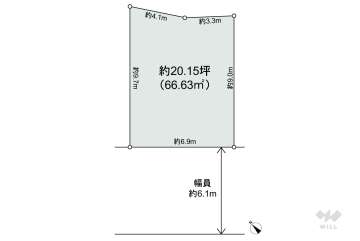 高槻市大和1丁目 土地