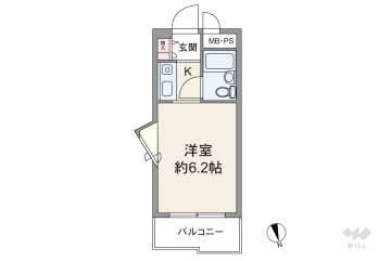ジョイフル武庫之荘1390万円：間取り図