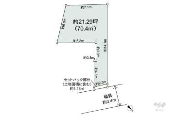 中野区江原町3丁目 土地