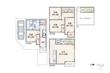 大阪市東淀川区北江口4丁目 一戸建て