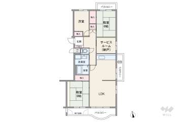 メゾン千里丘5番街R棟1480万円：間取り図