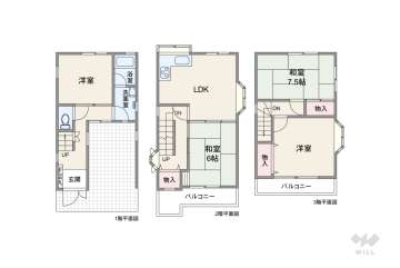 高槻市城南町4丁目 一戸建て