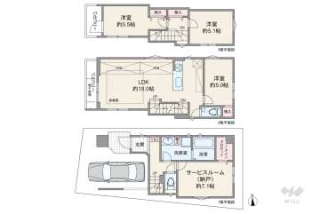 中野区上高田3丁目 一戸建て