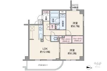ステイツ豊中長興寺2680万円：間取り図