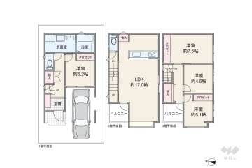 大阪市東淀川区上新庄3丁目 一戸建て