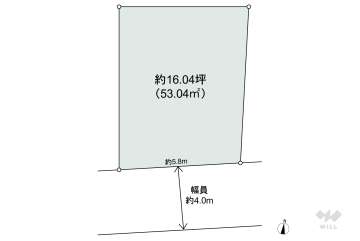 茨木市上穂積4丁目 土地