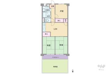 シャンボール芦屋1150万円：間取り図