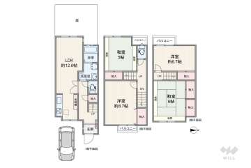 豊中市長興寺南1丁目 テラスハウス