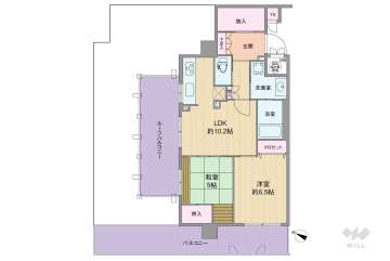 ディナスティマチュレ吹田千里丘2850万円：間取り図
