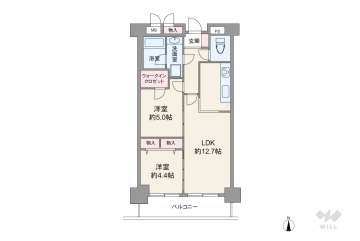 アステルコート新町4490万円：間取り図