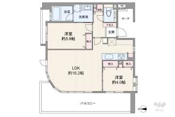 グランアッシュ梅田ヴィークス6499万円：間取り図