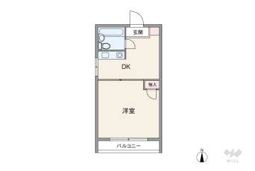 藤和高津町コープ1199万円：間取り図