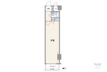 ロータリーライフ四ツ橋1600万円：間取り図
