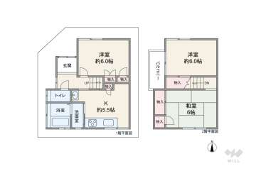 高槻市城南町3丁目 テラスハウス