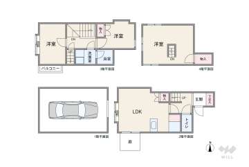 世田谷区奥沢1丁目 テラスハウス