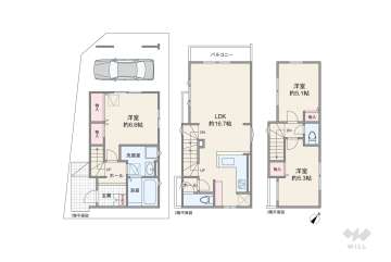足立区中川5丁目 一戸建て
