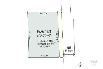 新宿区下落合3丁目 土地
