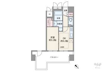 ディナスティマチュレ吹田千里丘1390万円：間取り図