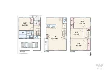 川崎市高津区坂戸3丁目 一戸建て