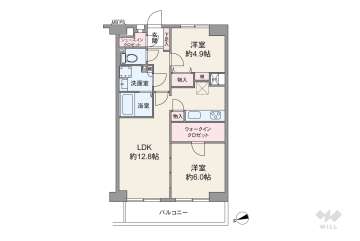 日商岩井中津マンション3999万円：間取り図
