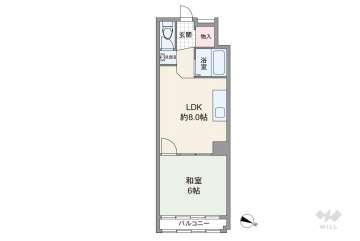 メゾン北梅田1150万円：間取り図