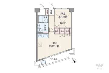 武庫之荘フレックス980万円：間取り図