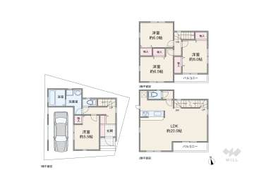 足立区小台2丁目 一戸建て