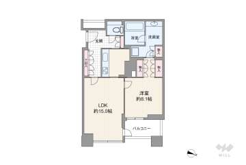 グランフロント大阪オーナーズタワー18000万円：間取り図