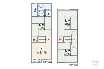 高槻市三島江4丁目 テラスハウス