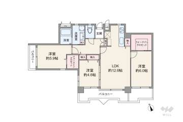 ノバカネイチ四天王寺4499万円：間取り図