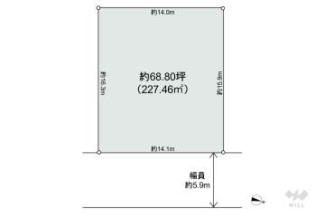 高槻市日吉台二番町 土地