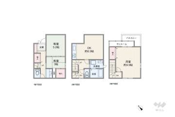 神戸市灘区岸地通1丁目 一戸建て