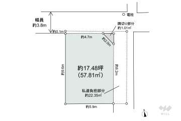 足立区柳原2丁目 土地