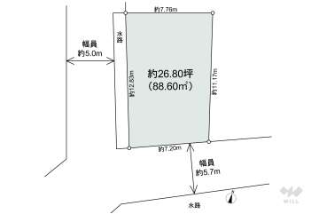西宮市上甲子園1丁目 土地