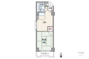 藤和高津町コープ1480万円：間取り図