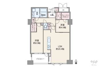 ビオール大阪大手前タワー11290万円：間取り図
