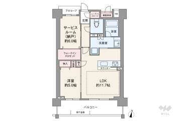 ザ・ウエストマークシティ レジデンス5490万円：間取り図