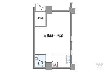 シャンボール第3新大阪2500万円：間取り図