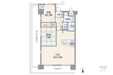 グランステート丸の内3500万円：間取り図
