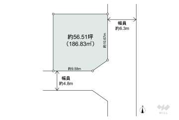 茨木市白川1丁目 土地