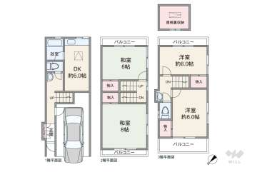 大阪市東淀川区井高野3丁目 一戸建て